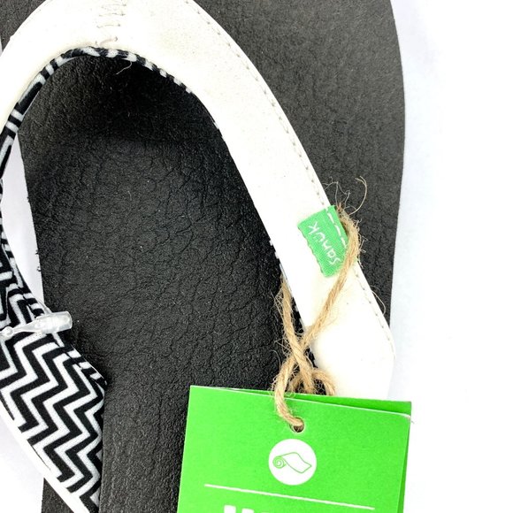 Sanuk Sandals Women’s Yoga Mat Comfort New White - Picture 3 of 5